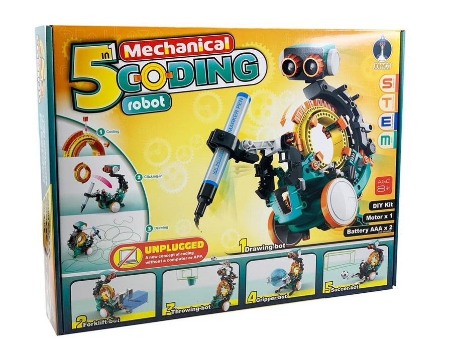 Mechanical Coding Robot 5-IN-1