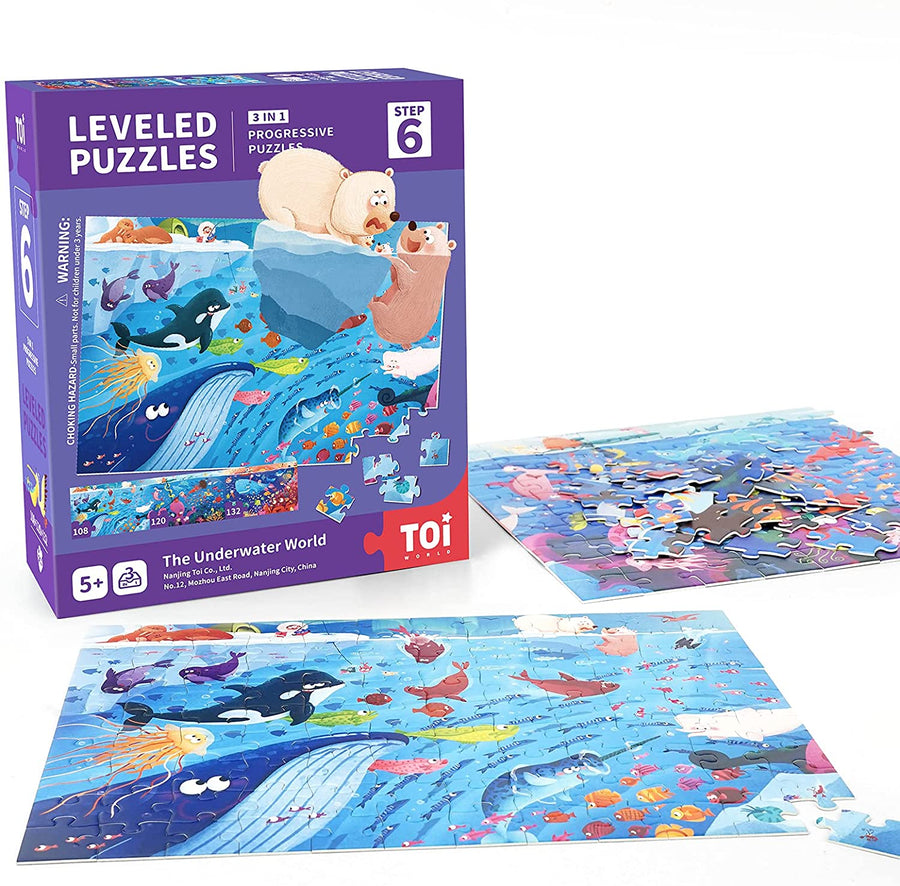 Progressive Puzzles - Step 6 Underwater World for 5 Years +