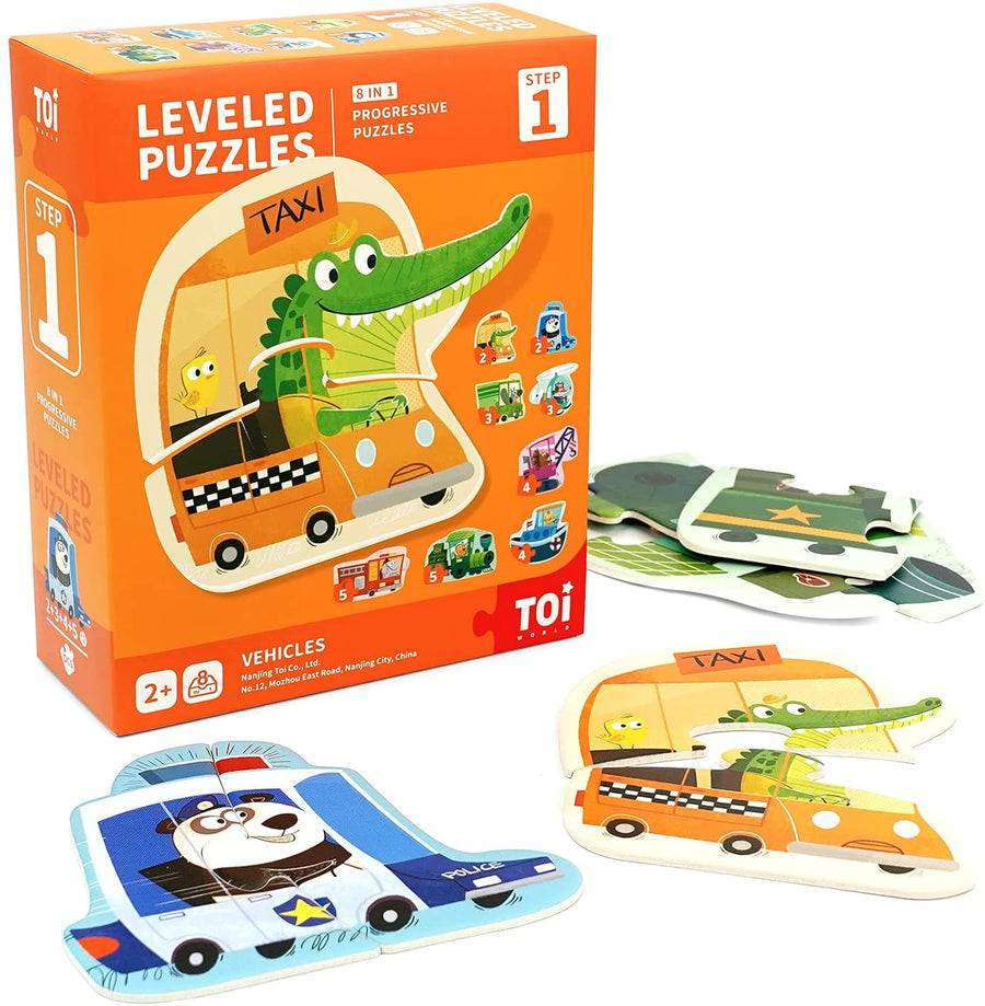 Progressive Puzzles - Step 1 Vehicles for 2 Years +