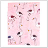 Pink Flamingo Baby Swaddle